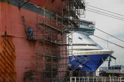 Image for 'We are back' Greek shipyards say after decades of pain