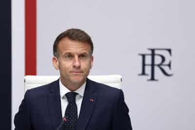 Image for France's Macron urges US, Iran to respect ceasefire in Lebanon