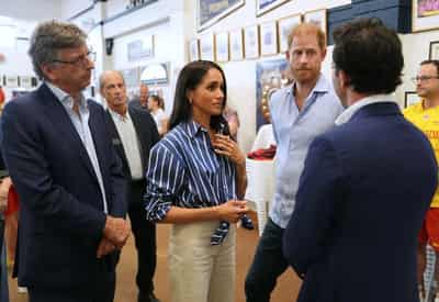 Image for Prince Harry and Meghan meet survivors of Bondi Beach attack on final day of Australia trip