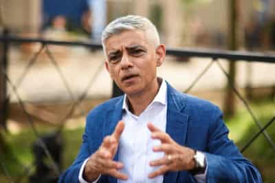Image for London's Khan hails Mamdani's victory in New York