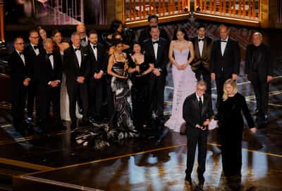 Image for 'One Battle After Another' takes best picture prize at the Oscars