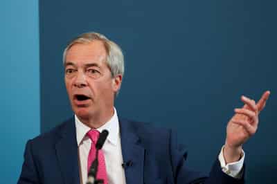 Image for UK's Farage accused of breaking parliamentary rules over undeclared crypto donation