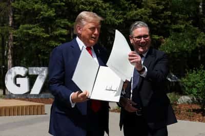 Image for Trump, Starmer say US-UK trade deal finalized