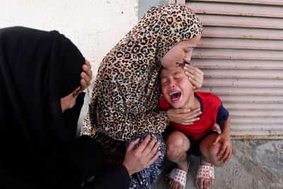 Image for Israeli strike kills children near Gaza clinic with no immediate truce in sight