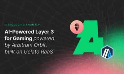 Image for Introducing Anomaly: AI-Powered Layer 3 for Gaming powered by Arbitrum Orbit, built on Gelato RaaS