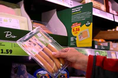 Image for German inflation eases to 6.4% in August