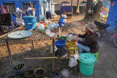 Image for Displaced Cambodians in limbo as nationalist victory in Thailand adds to pressure