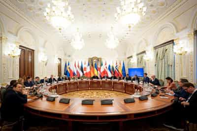 Image for Zelenskiy urges allies to keep up pressure on Russia ahead of talks with US