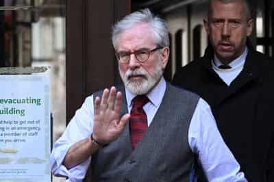 Image for Northern Ireland's Adams tells UK court he was never in IRA in civil trial over bombings