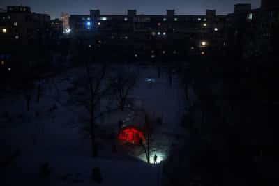Image for Two killed in mass Russian drone attack on Ukraine, Zelenskiy says