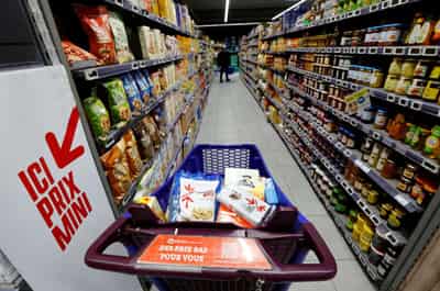 Image for Euro zone inflation eases in Feb but core prices pick up