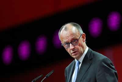 Image for Germany must pull itself together, Merz tells unions as jeers ring out