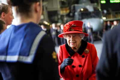 Image for UK&#8217;s Queen Elizabeth gifted rose named after late husband Philip