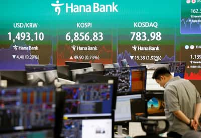 Image for Asian shares waver as oil and yields rise ahead of Fed, BOJ meetings