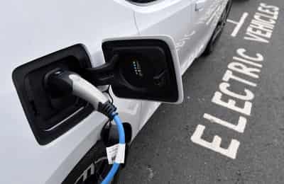Image for Global EV sales hit record 2.1 million in September, research firm says
