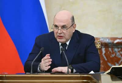 Image for Russia begins building road bridge to North Korea, PM says