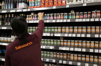 Image for UK's Sainsbury's follows Tesco in lifting profit outlook