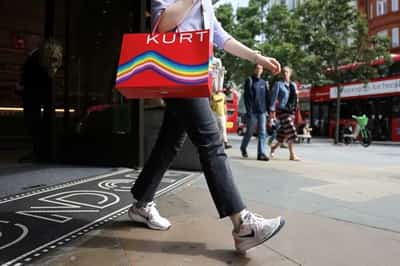 Image for UK business confidence falls from eight-year high, Lloyds says