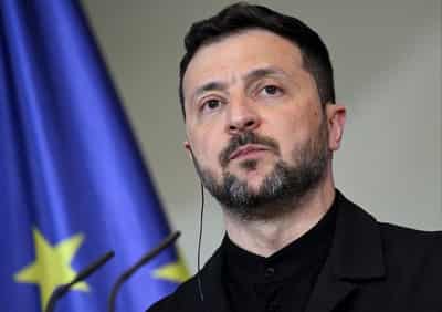 Image for Zelenskiy accuses Russia of 'another deception' by holding back peace memorandum