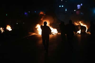 Image for Protesters clash with police over Kosovo war crimes court law
