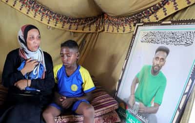 Image for Fans and family honour 'Palestinian Pele' killed in Gaza