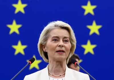 Image for EU's von der Leyen backs AI slowdown, to invite frontier labs for talks