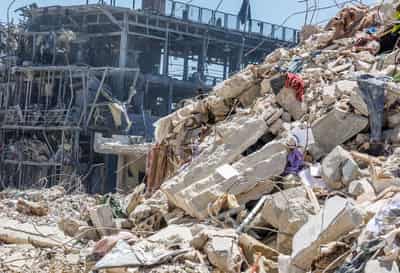Image for UN says Israeli strikes in Lebanon, Hezbollah rockets into Israel may breach international law