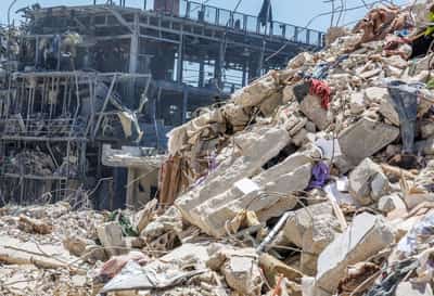Image for UN says Israeli strikes in Lebanon, Hezbollah rockets into Israel may breach international law