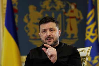 Image for Ukraine using strikes to pressure Russia after oil sanctions eased, Zelenskiy says
