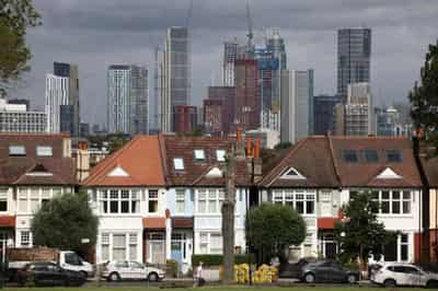 Image for UK house prices fall for first time in 13 months, Halifax says