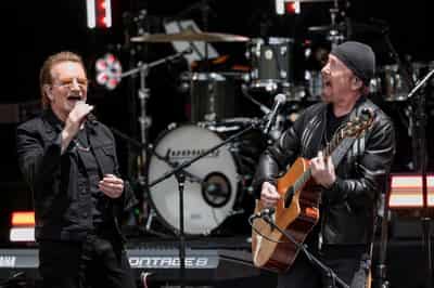 Image for U2 mark 50 years together with concert at school where it all began 