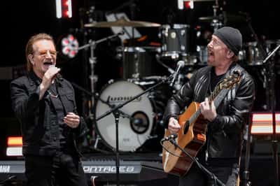 Image for U2 mark 50 years together with concert at school where it all began 