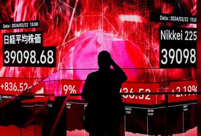 Image for World shares rest near record highs ahead of US inflation data