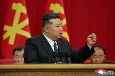 Image for North Korea's Kim vows to win anti-US battle marking Korean War anniversary