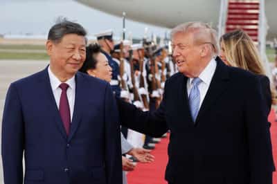 Image for Trump-Xi summit in Washington begins with great fanfare but low expectations