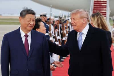 Image for Trump-Xi summit in Washington begins with great fanfare but low expectations