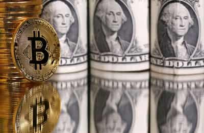 Image for Bitcoin falls back sharply after weekend record