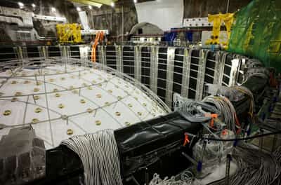 Image for Underground detector in China gains insights on ghostly neutrinos
