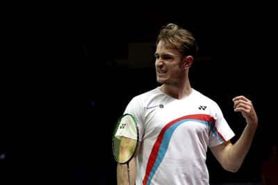 Image for Badminton-Lanier crushes Naraoka to become first Frenchman to win singles world title