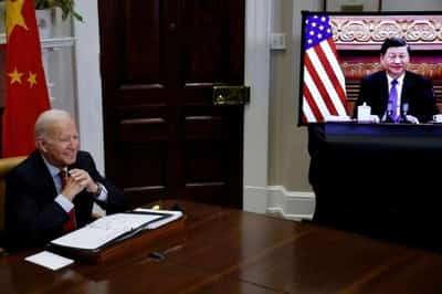 Image for Biden begins fifth call with China’s Xi, looking to tamp down Taiwan tension