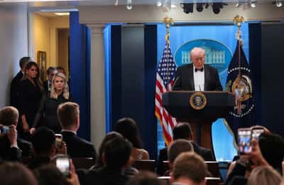 Image for Suspect in White House press dinner shooting wrote anti-Christian manifesto, Trump says