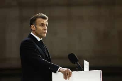 Image for France to send armored vehicles to Lebanon, Macron says