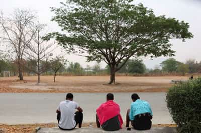 Image for Thousands in limbo on Thai-Myanmar border after scam centre crackdown