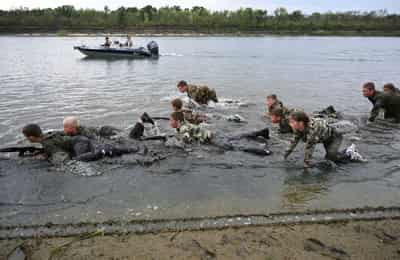 Image for 'We threw hand grenades!' Russian kids as young as 8 get taste of military training