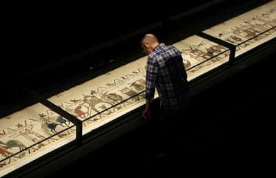 Image for UK's Bayeux Tapestry exhibition set to wow visitors with battle scenes, scale