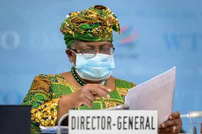 Image for WTO boss seeks boost for COVID-19 vaccine production, gets backing
