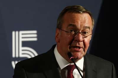 Image for German defence minister does not rule out return of military draft, he tells FAS