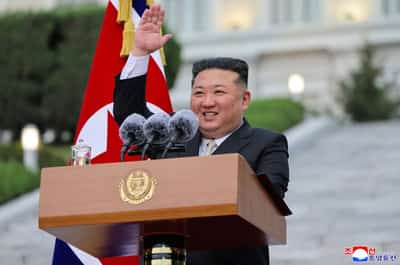Image for North Korea warns US over Taiwan while Kim pledges support for Russia