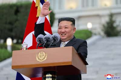 Image for North Korea warns US over Taiwan while Kim pledges support for Russia