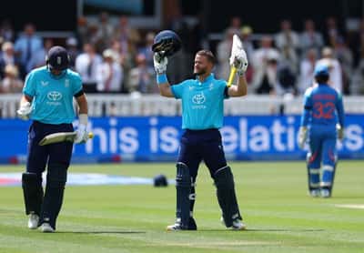 Image for Cricket-Duckett's big century sets up England series win over India